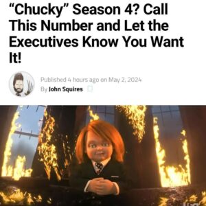 Bryan Fuller Instagram - Repost from @realdonmancini
•
Call 1-201-500-3347 to elect Chucky to a fourth consecutive term! @chuckyisreal