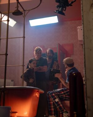 Bryan Fuller Instagram - BTS BUNNY SUNDAE

#DUSTBUNNY 
📸 @gaborkotschy