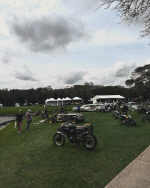 Bryan Fuller Instagram - Great day to be at #ameliaisland with the 2024 #fullermoto layout #ameliaislandconcours @ameliaconcoursofficial #caffineandoctane #classiccars #cadillac