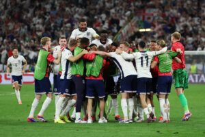 Bukayo Saka Instagram - This team! Book your flights people…we’re in the final !!