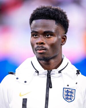 Bukayo Saka Instagram - Happy with the win. Let’s build now 💪🏿 🏴󠁧󠁢󠁥󠁮󠁧󠁿