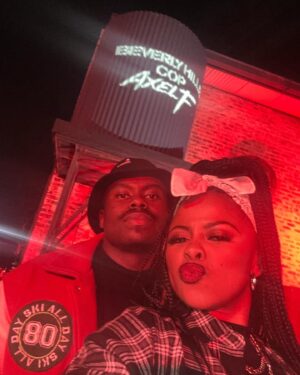 Buntu Petse Instagram - Oh what a time we had that night!!👮🏽❤️🥳 thanks to @netflix once more!!