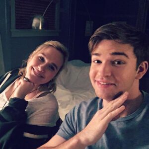 Burkely Duffield Instagram - Chillin like a villain with @edenbrolin 🙃#strikethatpose #thisishownormalpeoplesit #🎬