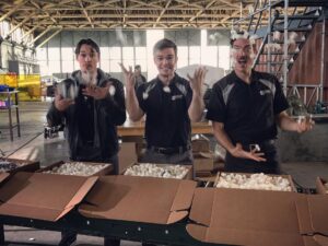 Burkely Duffield Instagram - Holden, Stevie, and Lenny having some fun at work 🤗 
#Fridayfeels #WOO #whiskeraviation #donttellTom #BTSepisode3 #beyond @tomstevensactor