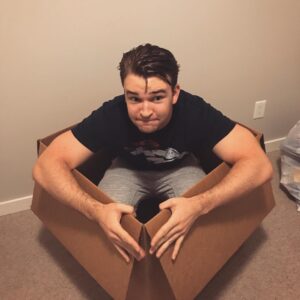 Burkely Duffield Instagram - Last box unpacked and I’m alllllllllll moved in 🙌 #WOO #newhome🏠 #burkeinabox📦