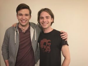 Burkely Duffield Instagram - A blast to be working side by side again with my friend, the talented @keenantracey !! #reunion #Androyd #wordup #👬