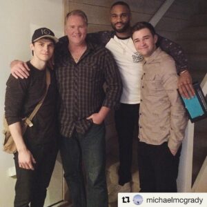 Burkely Duffield Instagram - Couldn't ask for a better group of gentlemen to call my colleagues and my close friends!! #boysofbeyond #guysnight  #loveyougents #🎩
#📸photocred @michaelmcgrady @jlpierre @jonwhitesell