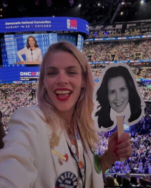 Busy Philipps Instagram - impossible for me to find the words right now for the past few days- it’s going to have to be an entire podcast episode but until then i do have one: 
 🇺🇸VOTE!!!🇺🇸
@kamalahq @kamalaharris  @timwalz @gewhitmer @harrisonjaime @thecreativecoalition @themeteor @emergeamerica @azdemparty @demconvention 🇺🇸