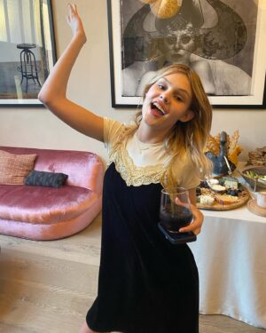 Busy Philipps Instagram - 🎂Happy 16th Birthday to my Bird🎂
There is absolutely no one like you in the world, Birdie Leigh Silverstein. I’m forever in awe that you’re my kid(but also I’m SORRY but you’re SO MY KID- your RBF is proof) 
You’re the absolute funniest, smartest, greatest, best with a mind like no one i’ve ever met before. Literally every person who has ever spent time with you would agree. The fact that you played this song for me on repeat when i took you to boarding school and routinely make tiktoks just to make me cry only proves that you’re iconic. Here are 20 of the roughly 200,000 pictures that exist of you from the last 16 years. i love you more than anything in the world, my chicken. 💕✨