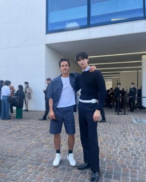 Byeon Woo-seok Instagram - ☺️ @prada #PradaSS25
