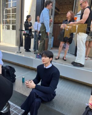 Byeon Woo-seok Instagram - ☺️ @prada #PradaSS25