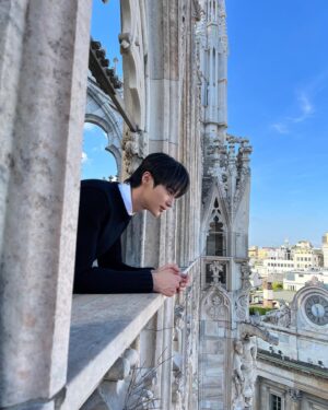 Byeon Woo-seok Instagram - ☺️ @prada #PradaSS25