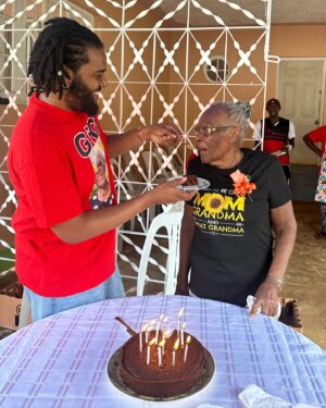 C.J. Wallace Instagram - GiGi hit 1️⃣0️⃣2️⃣🧶🙏🏾
MORE BLESSINGS! MORE LIFE! MORE YEARS!🎂💫
