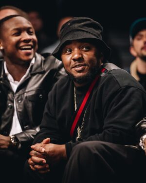 C.J. Wallace Instagram - David • Smitty • Melvin 🧶🧶🧶
@barclayscenter @brooklynnets @greotagency