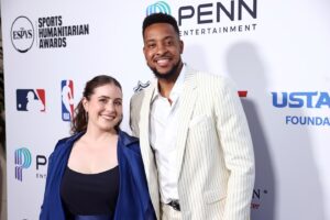 CJ McCollum Instagram - @3jmccollum was honored at the @ESPYs Sports Humanitarian Awards last night in Hollywood as a finalist for the Muhammad Ali Sports Humanitarian Award 👏

@ESPYS | #Pelicans