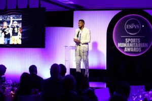 CJ McCollum Instagram - @3jmccollum was honored at the @ESPYs Sports Humanitarian Awards last night in Hollywood as a finalist for the Muhammad Ali Sports Humanitarian Award 👏

@ESPYS | #Pelicans
