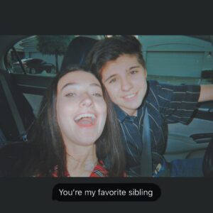 Camden Gray Instagram - // Appreciation Post for my twin sister💗!! I have to say I loved our childhood together more than anything. I’ll be honest: I can’t remember if we were friends. Just kidding, I remember the Fort Club, movie making, vampire-werewolf turning, sumo wrestling with giant pillows, and all the other weird kid things we used to do. I know you probably don’t remember because you pretty much have the memory of an eggplant. We were definitely friends though, in case you forgot. You were my best friend. It’s probably the earliest age I can most vividly remember feeling love. You were a delicate, little nugget being so much smaller than my “alpha self”. I’m also really sorry for that time you bailed on your bike during triathlon practice and I video taped you screaming when dad poured the alcohol on your leg. I’m also really sorry for bringing it up right now. If it helps, I forgive you for kicking me out of the band. I feel like I should also address our middle school phase. I was a real bully, and you just kind of took it making it easy for me. Like that time I punched you in the stomach, nearly knocking the wind out of you, and you didn’t even tell Mom and Dad…sister of the year award for that one. Now that the sappy apologies are over, i guess it’s time to thank you. You kept me out of trouble, as best as you could, even when I was looking for it. I think that's when I truly started to realize I wasn’t really the alpha anymore. I think I needed you more than you needed me. You were in all honors classes while I struggled to push myself. You walked right into my group of friends, and everyone loved you for your scarily weird self. Once high school hit we drifted apart. You had your life and I had mine. We’d do the occasional text or phone call but it was never the same. That day after all these years you asked me to hang out and God i was so happy. It was amazing and I can’t wait to make more memories with you soon. I love you Ry. Twins by chance, best friends by choice❤️🧸