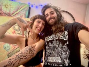 Cameron Cole Instagram - Got another sick tattoo done before my US tour by Alice at @black_arrows_tattoo . If you are in London check her designs out...girl is the real deal! She also does cool art @blackarrowstothesun 
See ya over the pond soon folks!