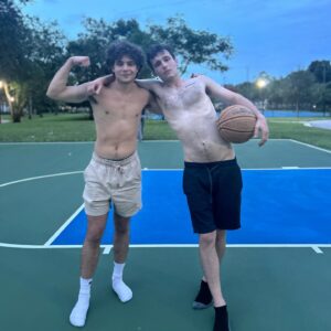 Cameron Kasky Instagram - We’re playing basketball like in high school musical