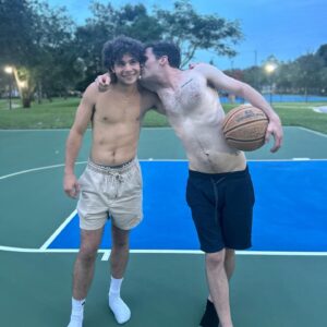 Cameron Kasky Instagram - We’re playing basketball like in high school musical