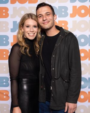Cameron Kasky Instagram - So very proud of my beautiful sister @danielle_perelman for opening @jobtheplay, which I strongly recommend to you even though it’s already sold out. Having seen her cook on this from the beginning, it is absolutely wild to see the fruits of a great team’s labor as the show has taken off beautifully. Congratulations to the entire team, including but not limited to the brilliant and gorgeous @chrispypalo, and go see Job if you can stumble upon a ticket via literal magic. It is a deeply funny and captivating piece.