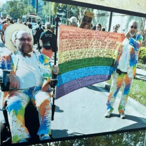 Cameron Kasky Instagram - Today, we visited the Pulse Interim Memorial celebrating the voice and vision of Joaquin “Guac” Oliver and joining victims of the Pulse massacre in paying tribute to not only those who were tragically taken away through the violence of an AR-15, but also to the intersectionality of the gun violence prevention movement. It is more vital now than ever to highlight the danger the queer community faces from gun violence, particularly and disproportionately Trans femmes of color. Thank you to the Pulse community for welcoming @changetheref and please follow us on Guac’s Magical Tour. Next stop: Atlanta. DM me if you want to support us out there or anywhere. 

Also @brandonjwolf has a book that you all should read. Please read it.