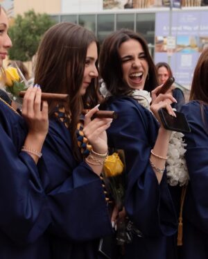 Cameron Mathison Instagram - A chapter closes and a new one begins as Leila graduates high school❤️🎓 Your dedication, resilience, and passion have brought you to this moment, and I couldn’t be prouder. You amaze me every single day. I love you so much❤️
Here’s to all the adventures that lie ahead🎉
Next stop Paris🇫🇷
 #classof2024 #prouddad #NextChapter 
#nextstopparis✈️🇫🇷