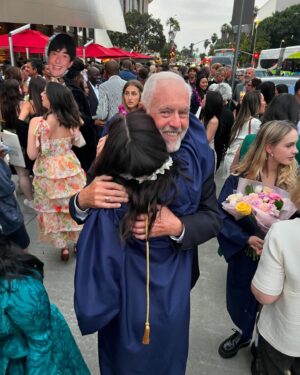 Cameron Mathison Instagram - A chapter closes and a new one begins as Leila graduates high school❤️🎓 Your dedication, resilience, and passion have brought you to this moment, and I couldn’t be prouder. You amaze me every single day. I love you so much❤️
Here’s to all the adventures that lie ahead🎉
Next stop Paris🇫🇷
 #classof2024 #prouddad #NextChapter 
#nextstopparis✈️🇫🇷
