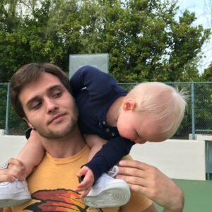 Cameron Moulène Instagram - Happy Easter 🐣 from goob and I... swipe for the best hugs ever