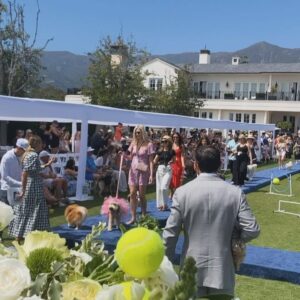 Camilla Belle Instagram - A second year back being a part of the Dog Show in celebration of #nationaldogday and raising funds for @loveleorescue and @sbhumane!  Thank you to everyone who participated and showed up to gush over all the doggie angels !! 🐕🦮🐩🐕‍🦺🐶🦴🐾