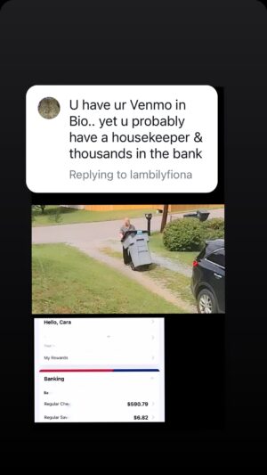 Cara Cunningham Instagram - Not all creators are just rolling in $