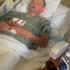 Cara Cunningham Instagram - Papaws surgery is tomorrow & since he can’t eat anything after midnight, I brought him his favorite sandwich. Please keep him in your thoughts & prayers. Love y’all ❤️🙏