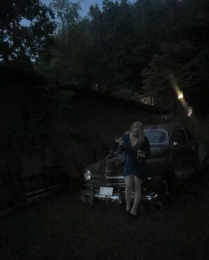 Cara Cunningham Instagram - happy 4th 🇺🇸 Watched fireworks on Papaw’s 1947 Plymouth