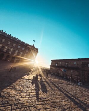 Carl Mullan Instagram - The Camino? Completed it mate…and by completed it I mean: Flew to the end point and drank Aperol Spritz for the weekend.
.
#santiagodecompostela #spain #weekend