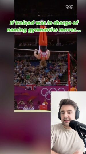 Carl Mullan Instagram - Gymnastics moves…Irish style 😂
.
What other names would we have for moves? 😂 Suggestions welcome for part 2 😂⬇️
.
🔉 Sound on and make sure to share with anyone you think might enjoy 🥳😂
.
.
.
.
.
#olympics #ireland #gymnastics #comedy #funnyvideos #paris #viral