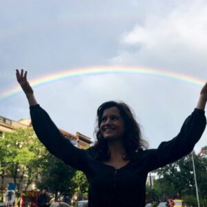 Carla Gugino Instagram - Happy #pride 🏳️‍🌈 Peeps! LOVE IS WHERE IT’S AT. Embrace 🩷❤️💜🩵💚