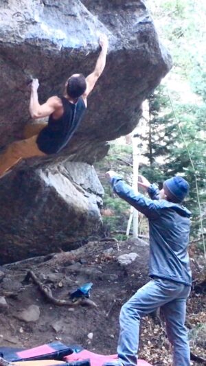 Carlo Traversi Instagram - This ones been getting some recent attention so I figured I’d post the First Ascent footage from 2016.  Wild Basin, CO.  @shawnraboutou on the spot.  @blackdiamond @fiveten_official @frictionlabs @theboulderfield