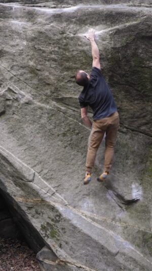 Carlo Traversi Instagram - Going to start dropping the rest of the uncuts from Spring in Swiss on my youtube, but here’s a start.  Manson 8A.  Climbed this one on my first trip in 2010 but didn’t get any footage of it.  It’s truly one of the best out there and a joy to repeat.

@blackdiamond @blackdiamond_climb @frictionlabs @theboulderfield