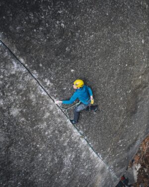 Carlo Traversi Instagram - Magic Line 5.14.  All gear placed on lead. 

Learned a lot from this one.  Finding peace in a near constant state of tension.  Moving softly while maintaining that tension.  Trusting the granite, testing its limits of friction.  Accepting a new feeling of flow.  Imagining my feet are like the roots of a tree, grounded in each position.  Then ripping them up and pressing them down again.  Over and over.  Just keep moving.  No thinking, just moving.  Seeing it through.  Demanding perfection.

Much thanks to everyone who I’ve shared the day with at this line over the years.  We are lucky to have these places to test ourselves.

Photos by @christian_adam_ .  Thanks to @blackdiamond for the support and @marymeck for the belays.  Video coming from @kippwagon.