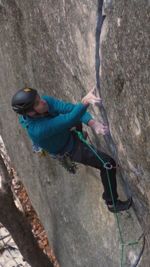 Carlo Traversi Instagram - Magic Line (5.14 trad) video is up!  No fluff, just the send footage.  Link in bio.  Couple cuts to leave out the most boring moments but @kippwagon did an amazing job of capturing the actual send, up close and personal.  Pretty crazy to rewatch even for myself.  The route requires perfection in the feet and it seems so improbable to make it through without slipping.  Thanks to @marymeck for all the cold belays and @christian_adam_ for the killer photos.  And much thanks to @blackdiamond for the long time support.