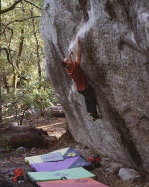 Carlo Traversi Instagram - BD Athlete Carlo Traversi has put up the FA of The Dark Side (V16/8C ) in Yosemite, establishing what is now the hardest boulder in the valley.

“This past weekend I climbed one of my lifetime projects in Yosemite.  I call it a lifetime project because when I started trying the line, it seemed so unfeasible that I imagined it taking a lifetime to finish.  More importantly, it's such an inspiring line that I accepted the fact that I’d keep trying it for the rest of my life regardless of the mounting failures.

It sits smack in the middle of Camp 4 on the left side of the Thriller boulder.  It was there when Ron Kauk made the first ascent of Thriller in 1984 and when Jerry Moffatt made the first ascent of The Force in 1991.  It was there in 2003 when I first saw the boulder, incapable of climbing either of those legendary lines.  I couldn’t see it until 2013 on my first trip back to the Valley after a long stint away.  Then it popped right out of the wall and I haven’t been able to take my eyes off it since.

Over the last 7 years I’ve put 50  sessions into making this dream into a reality.  I’ve quit a few times, only to be dragged back in the following year.  It’s definitely my most difficult climb and the most work I’ve put into anything in my personal climbing.  It’s called “The Dark Side” and I’m suggesting V16 for the grade.”