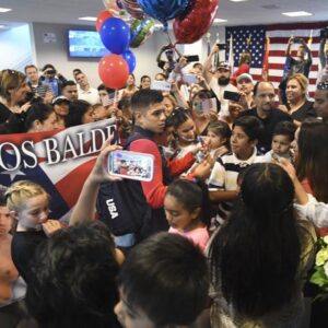 Carlos Balderas Instagram - Opening Olympic Day 🇺🇸
Best Of Luck To @usaboxing & The Whole USA Gang Competing In #Paris2024 Especially To My Guy  @theanthonyedwards_ 💪🏽
So Many Crazy Beautiful Memories I Got To Live w My Family That’ll Stay w Me Forever. ♾️🖤