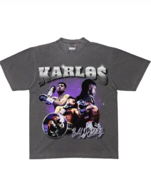 Carlos Balderas Instagram - Limited time only, dropping these soon 🔥 
I’ll be posting the link to the website. 
I won’t be re stocking after they sell out. 
Shoutout to my boy @daytonakev_ for helping me designing the shirts & printing ✅
Stay Tuned …