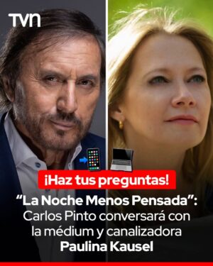 Carlos Pinto Instagram - 📺 Esta noche, después del nuevo capítulo de “El Día Menos Pensado”, acompáñanos en vivo en “La Noche Menos Pensada”, donde nuestro @carlospintochile conversará con la médium y canalizadora @paulinakausel. ¡Conéctate y haz tus preguntas para leerlas durante el programa! 📱