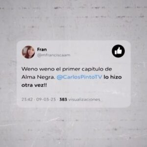 Carlos Pinto Instagram - Muchas gracias a todos por tomarse el tiempo para dejar sus comentarios, los leo y agradezco cada muestra de cariño. 
HOY 👈 Un nuevo capítulo de esta serie que te impactará. ALMA NEGRA, una bestia en la familia.
Esta noche, después de 24hrs central en @tvn 
Los espero!!! 
#almanegratvn