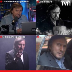 Carlos Pinto Instagram - Nuestro querido Carlos Pinto ya es parte de la historia de la televisión chilena. 📺 

👻Ha liderado programas como: Mea culpa, El día menos pensado, Alma negra y La noche menos pensada.

✨Por esto, Carlos Pinto fue, es y seguirá siendo uno de los protagonistas de nuestro canal.