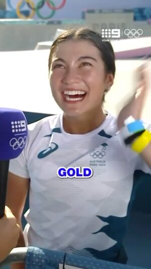 Caroline Buchanan Instagram - 🥇 Congratulations @arisa_trew you are the skateboarding womens park 2024 Olympic Gold Medalist!! 

@channel9 | @wwos | @skate.australia 

Live on #channel9 
#skate #skateboarding #olympics #paris2024 #olympics2024