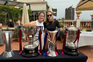 Caroline Graham Hansen Instagram - A fantastic season has come to an end. So humble to be a part of this team with these amazing human beings. It wasn’t easy, but thanks to your support the way was easier. Thank you for always standing by our side.Especially after the first semifinal. You made us believe it was possible. That no matter good or bad, we will always have your support. Bilbao is something I will never forget. To win the biggest trophy in a full stadium of blaugrana was truly the most special moment. Visca Barça #soycule ❤️