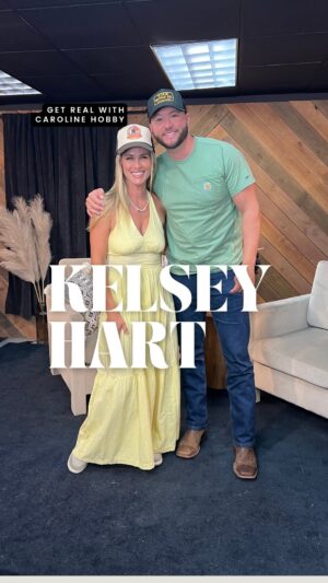 Caroline Hobby Instagram - We got @kelseyhartmusic on @getrealcarolinehobby today! This barber turned country singer may be the most laid back dude on the planet. We talk about how falling in love with his now wife inspired one of his biggest hits “life with you” that went viral and has become the wedding song of the season. Tune in now to hear hilarious deep cut stories from Kelsey’s days a a barber to what life looks like now that he’s tearing up the country music charts!