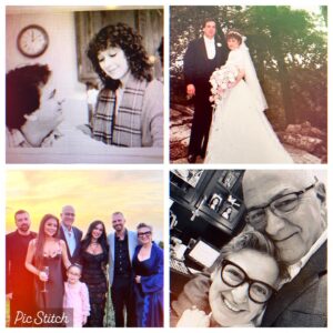 Caroline Manzo Instagram - Through good times and bad, sickness and health. Here we are, together. Happy 40th Anniversary, my love. 🥂